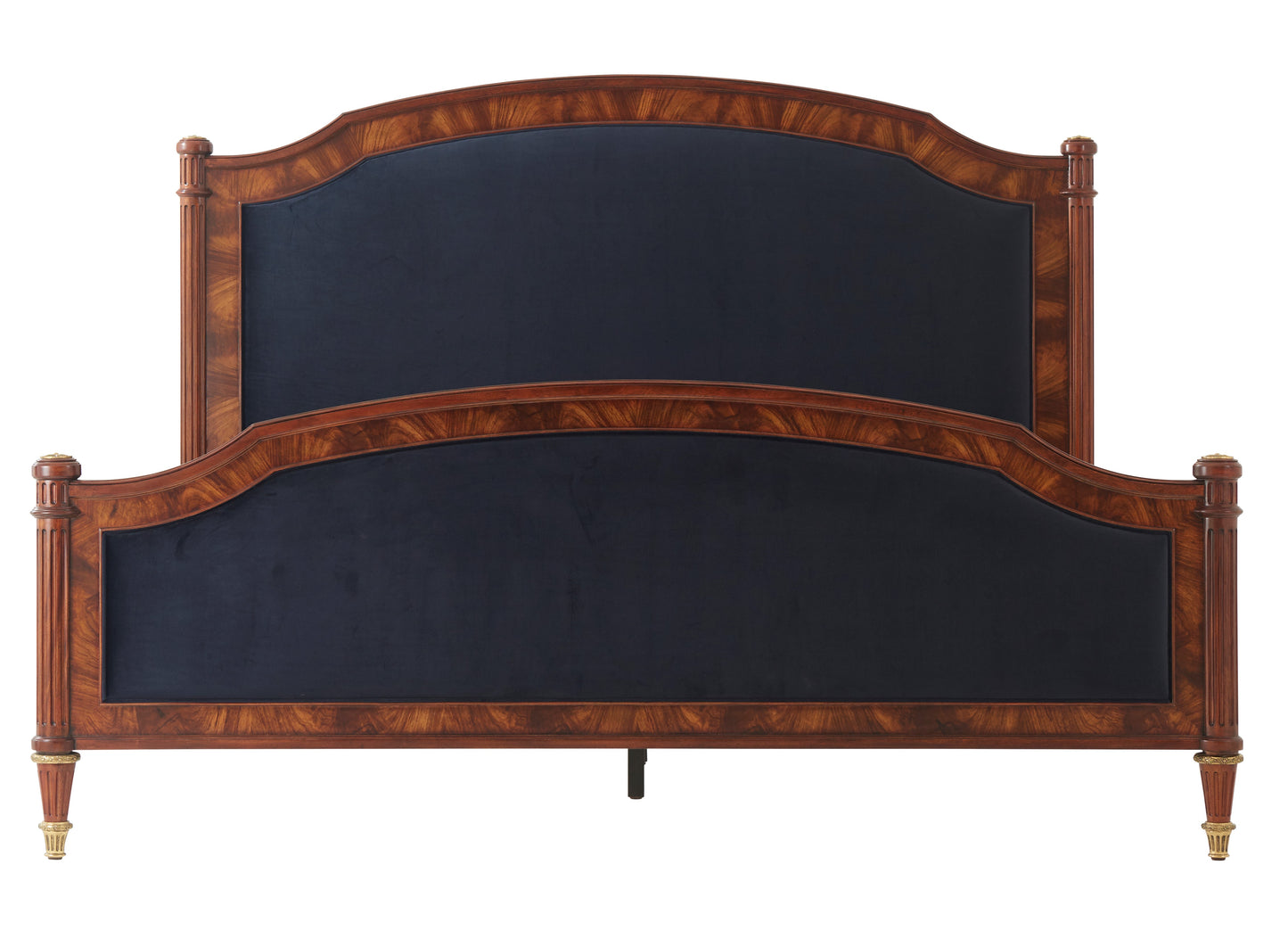 Harper Bed upholstered in Wemyss Columbia Ebony