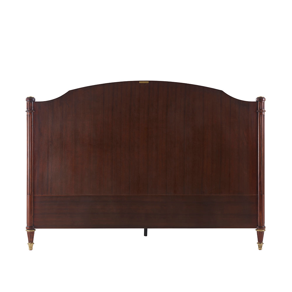 Harper Bed upholstered in Wemyss Fiora Bluebell