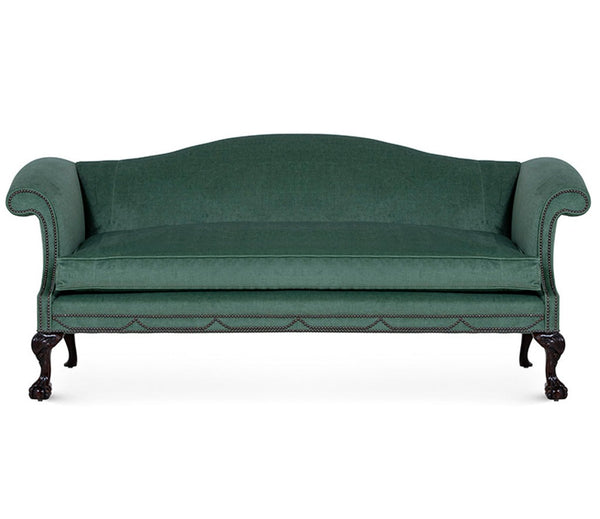 Green Traditional English Sofa